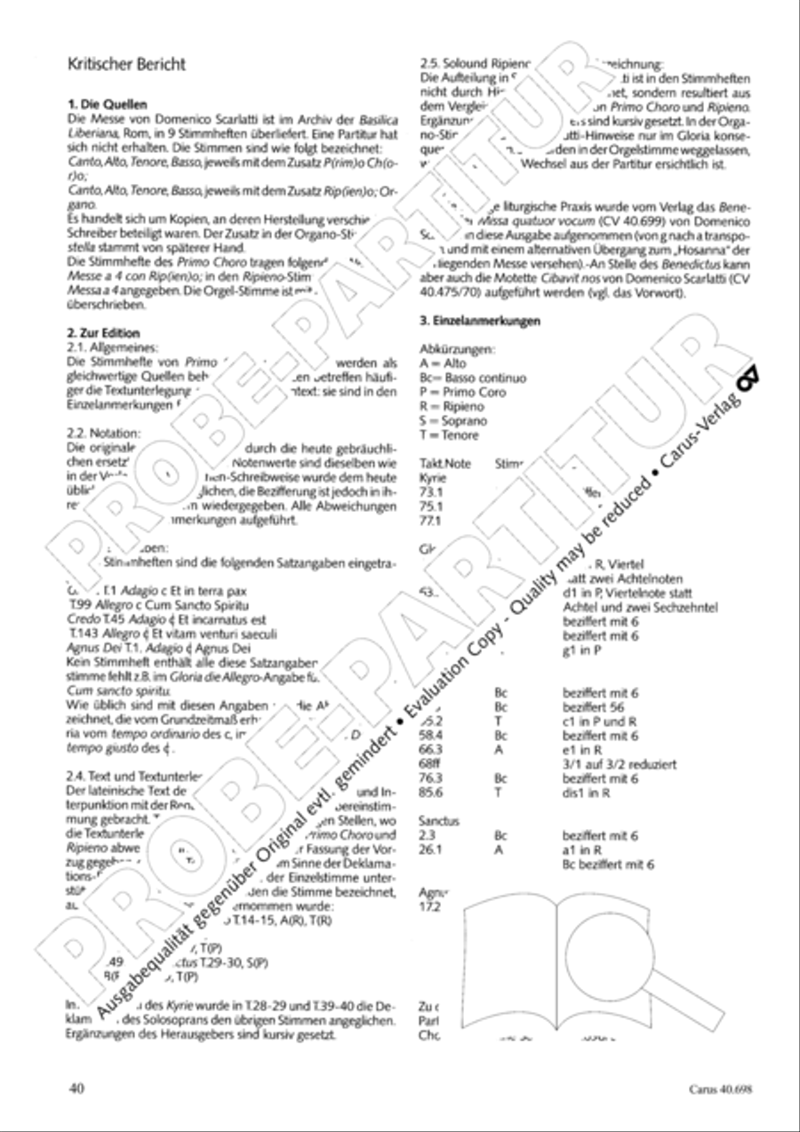 Messa breve SSATB scores gallery preview page 41