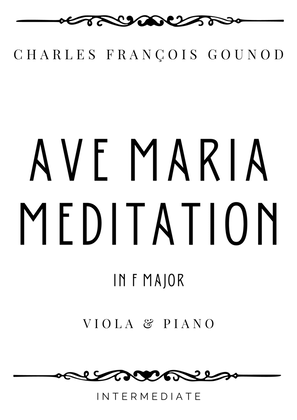 Gounod - Ave Maria Meditation in F Major - Intermediate