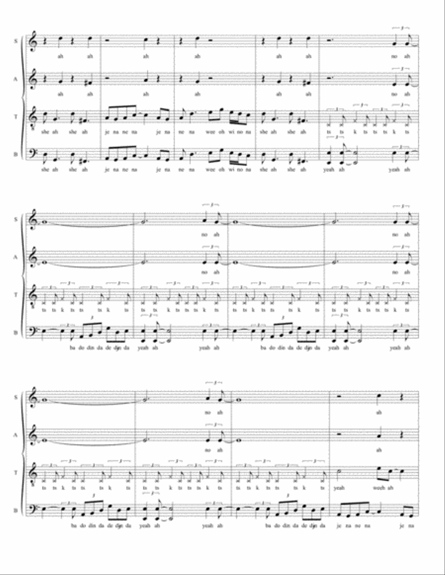 Carry On Wayward Son 4-Part scores gallery preview page 2