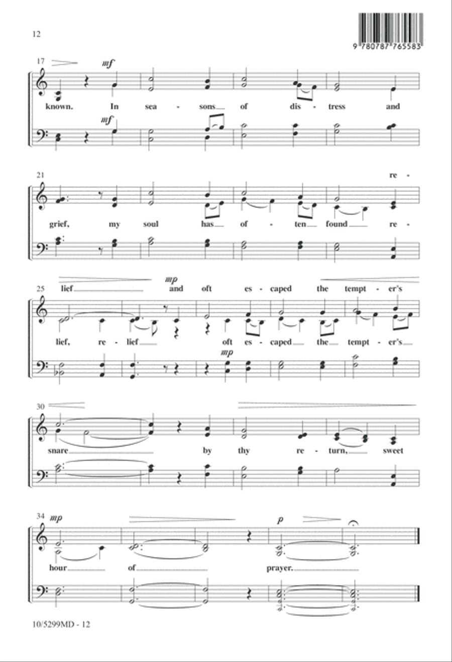 Four-part Hymns: A Cappella, Vol. II 4-Part scores gallery preview page 12
