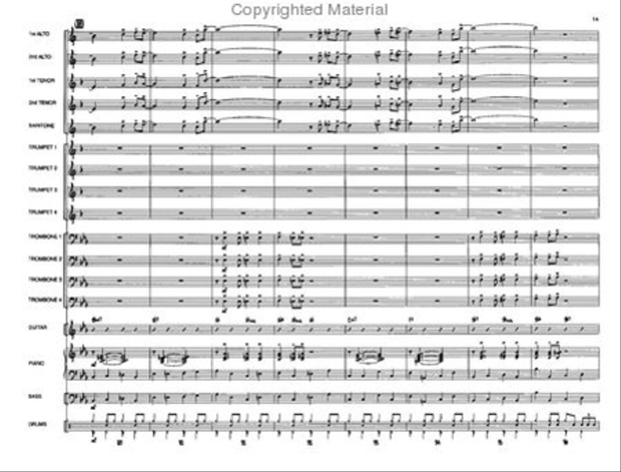 Swing, Swang, Swung Jazz Ensemble scores gallery preview page 13