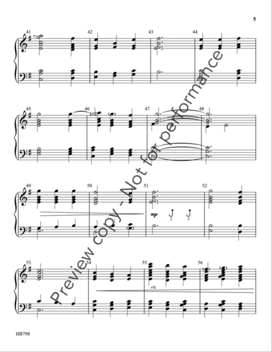 When I Survey the Wondrous Cross - Scholes 3-Octaves scores gallery preview page 5