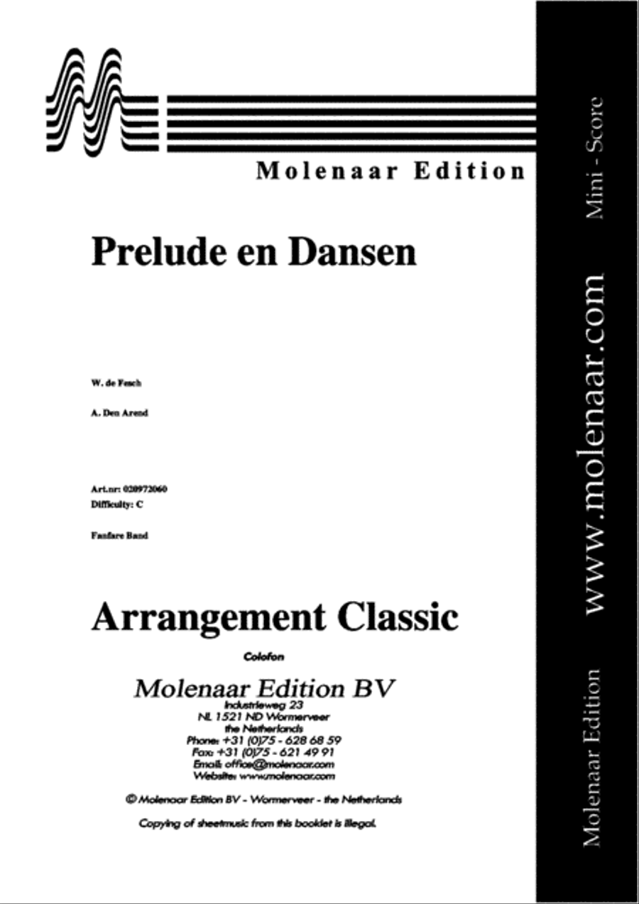 Prelude en Dansen Fanfare Band scores gallery preview page 2