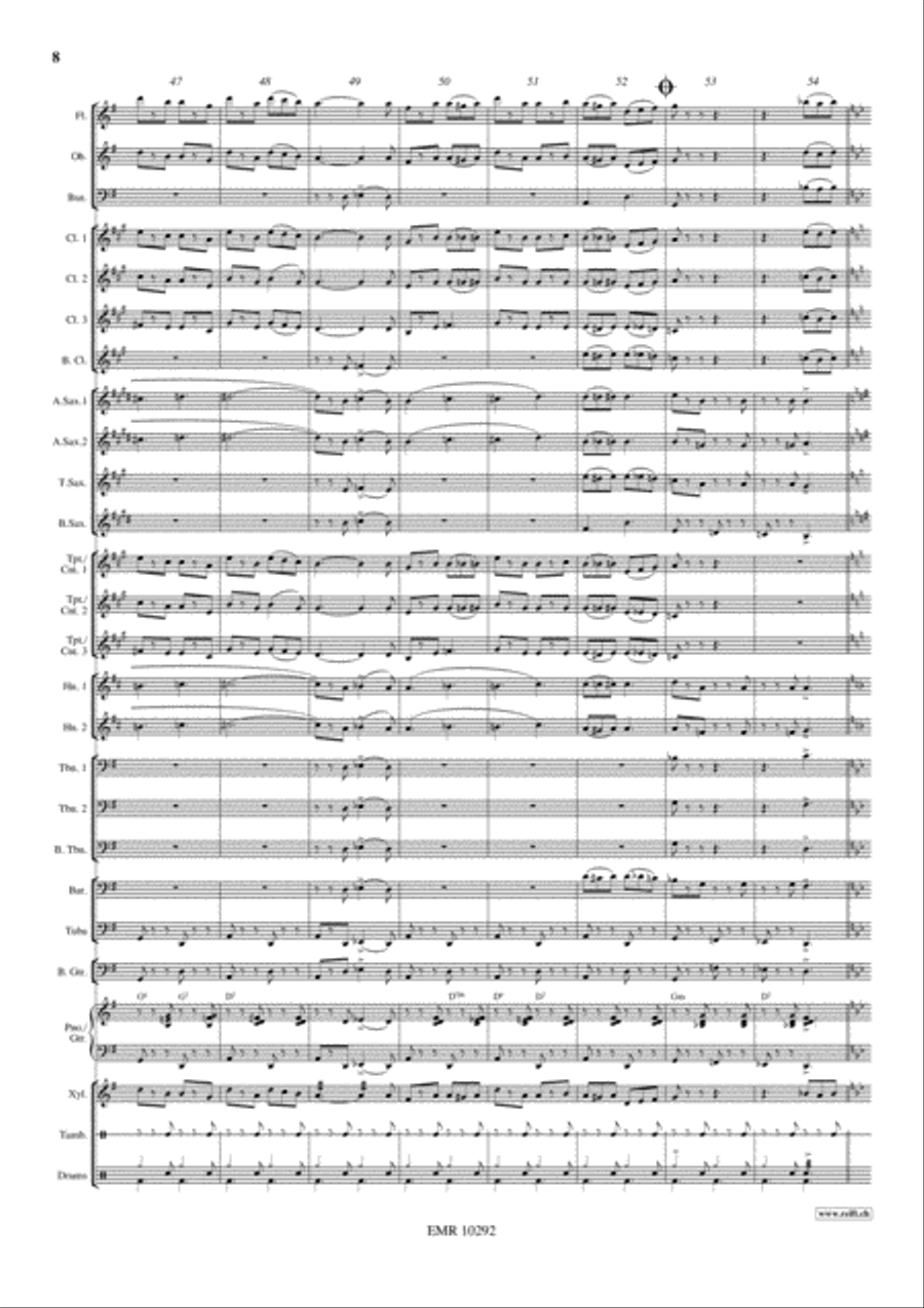 Tarantella Trapanese Concert Band scores gallery preview page 9