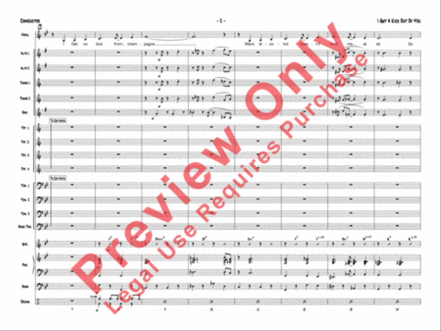 I Get a Kick Out of You Jazz Ensemble scores gallery preview page 5
