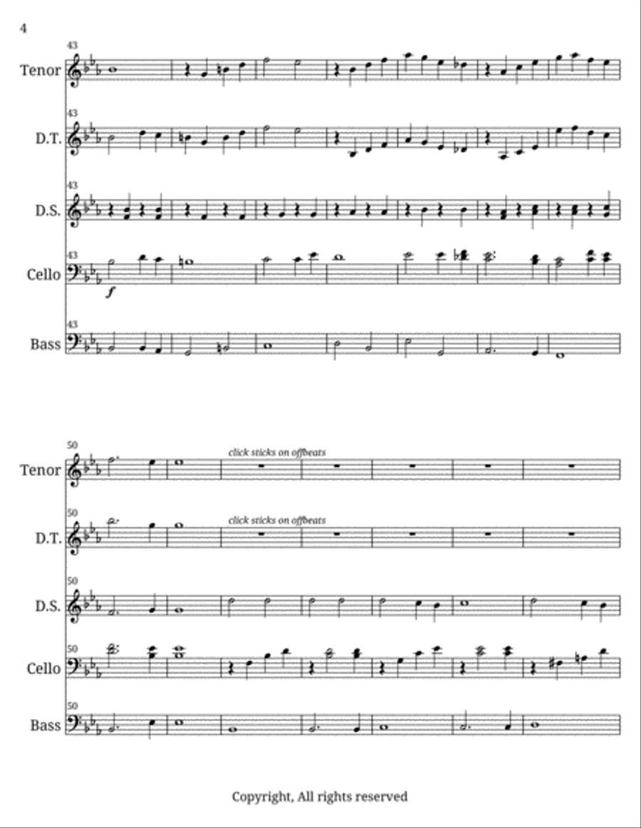 The Longest Time The Longest Time A Cappella scores gallery preview page 4