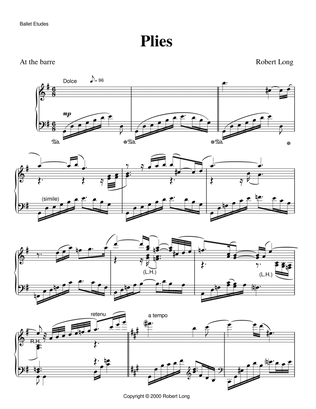 Ballet Piano Sheet Music: Robert Long's Ballet Etudes Album Complete