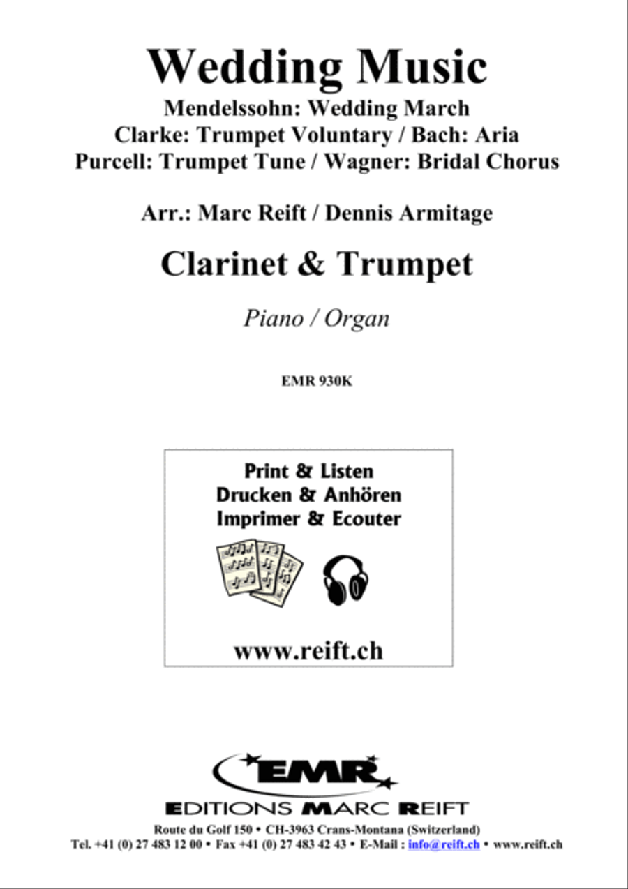 Wedding Music Clarinet scores gallery preview page 2