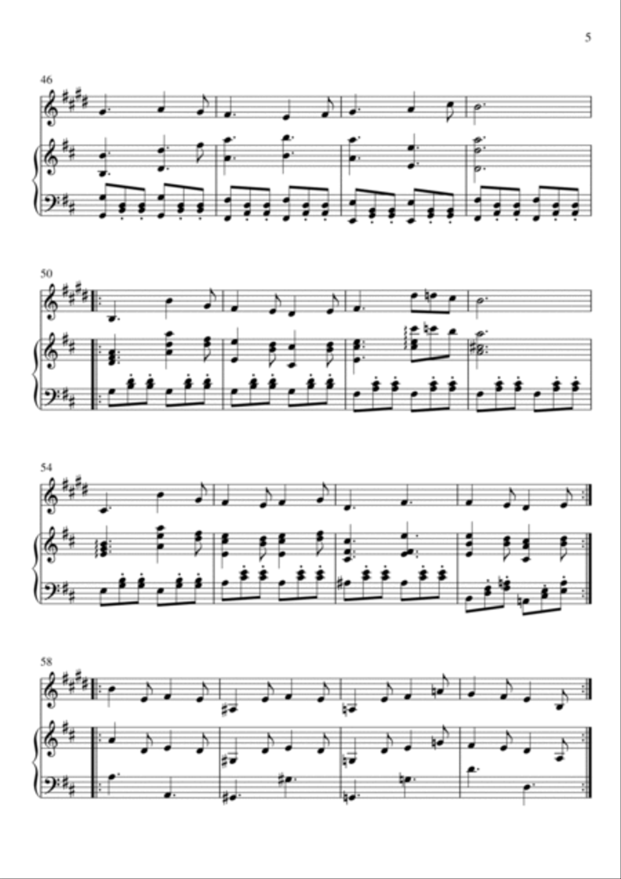 Fallen Down (from Undertale) Small Ensemble scores gallery preview page 5