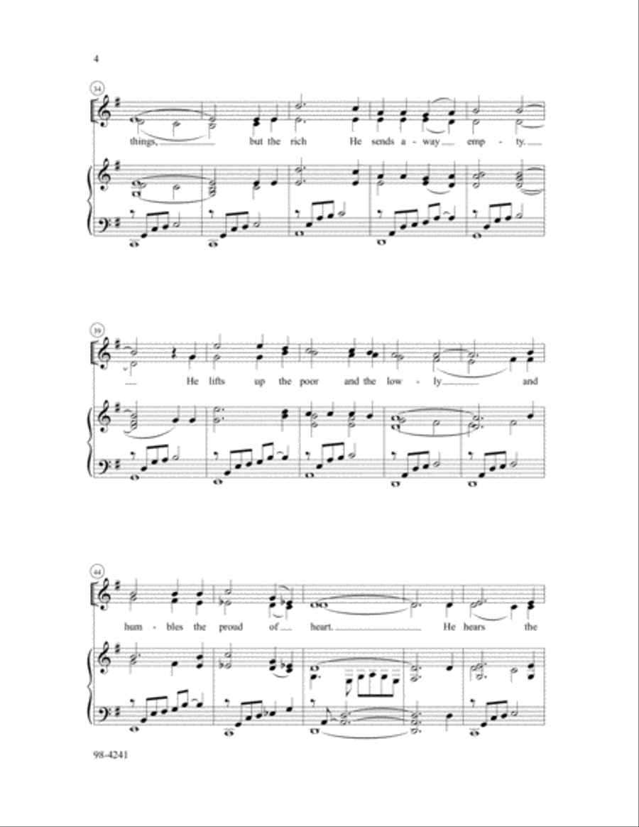 Mary's Song SA scores gallery preview page 4