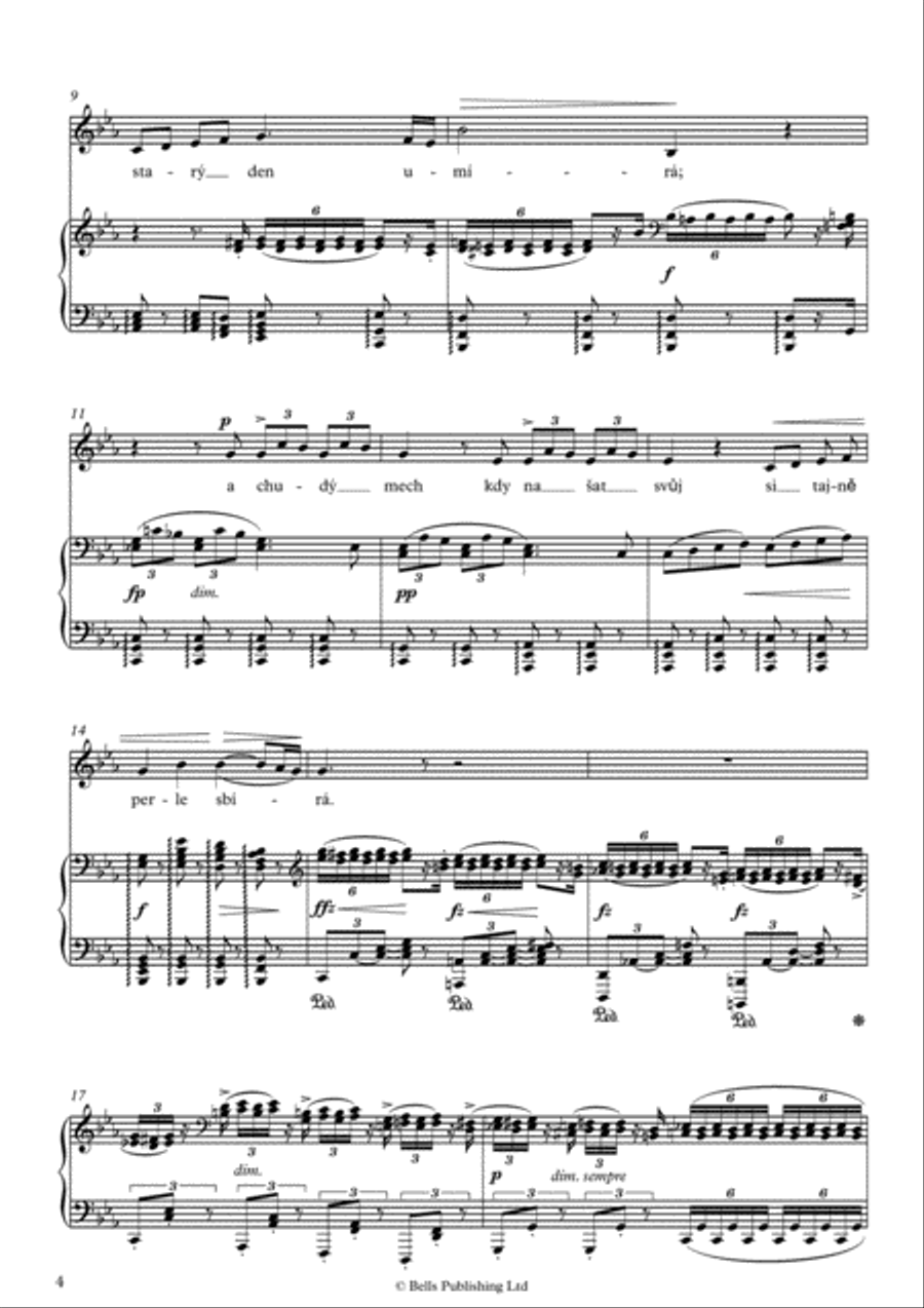 Gypsy Melodies, Op. 55 Voice Solo scores gallery preview page 4