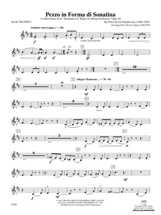 Pezzo in forma di Sonatina: 3rd B-flat Trumpet