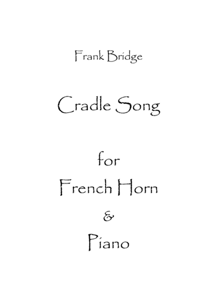 Cradle Song image number null