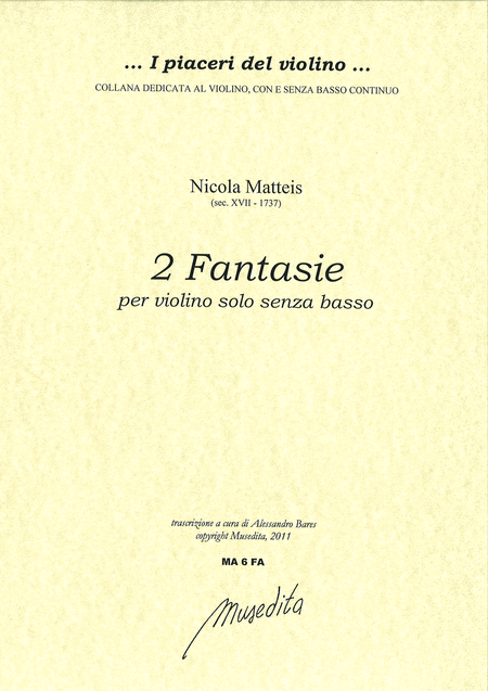 2 Fantasie (Manuscript, D-Dl)