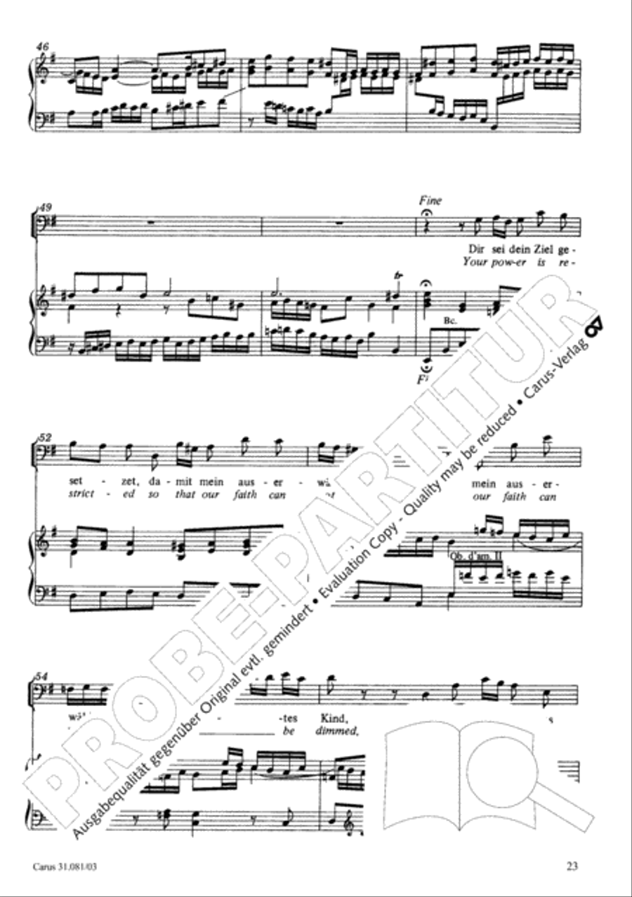 Jesus sleeps, is hope now fading (Jesus schlaft, was soll ich hoffen) ATB scores gallery preview page 24