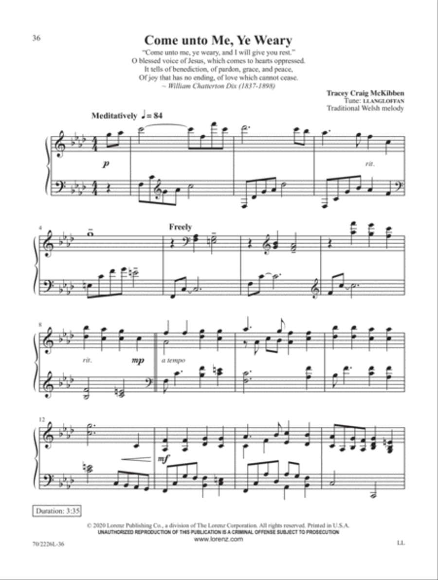 Vast as the Ocean Piano Solo scores gallery preview page 9
