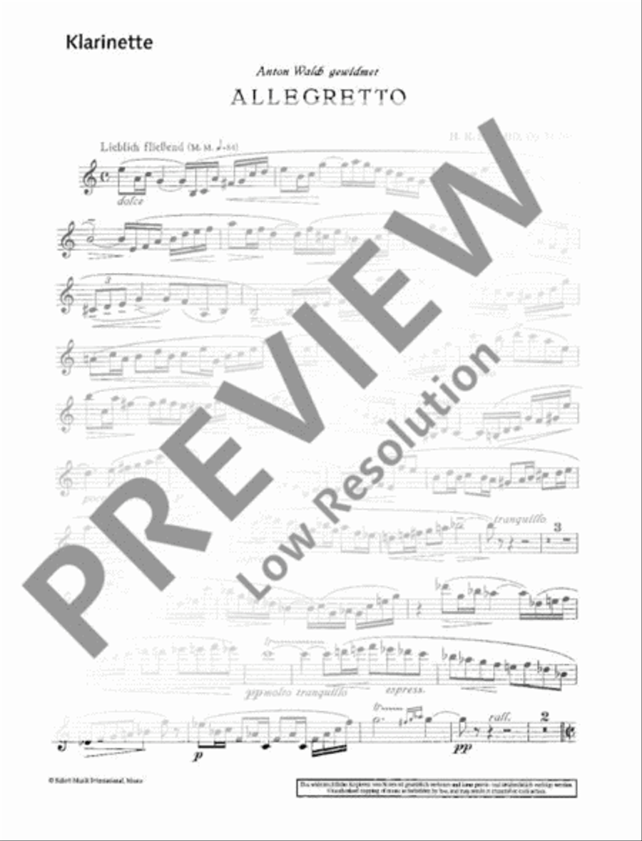 5 Tongedichte Clarinet scores gallery preview page 10