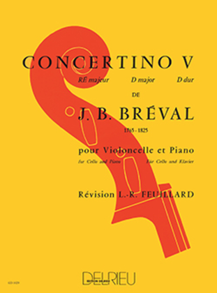 Book cover for Concertino No. 5 en Re maj.