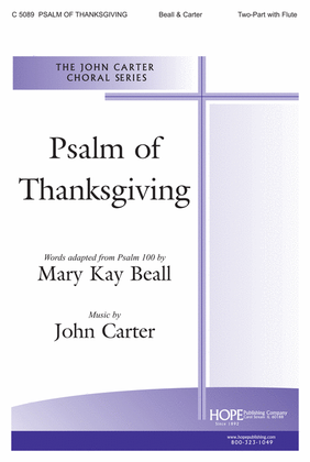 Book cover for Psalm of Thanksgiving