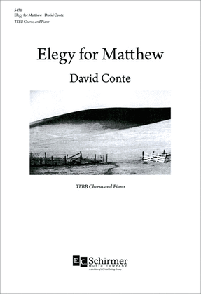 Book cover for Elegy for Matthew