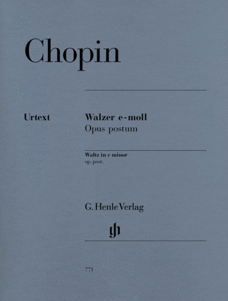 Chopin - Waltz E Minor Op Posth Piano