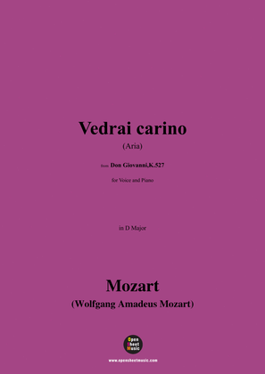 W. A. Mozart-Vedrai carino(Aria),in D Major