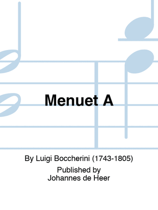 Book cover for Menuet A