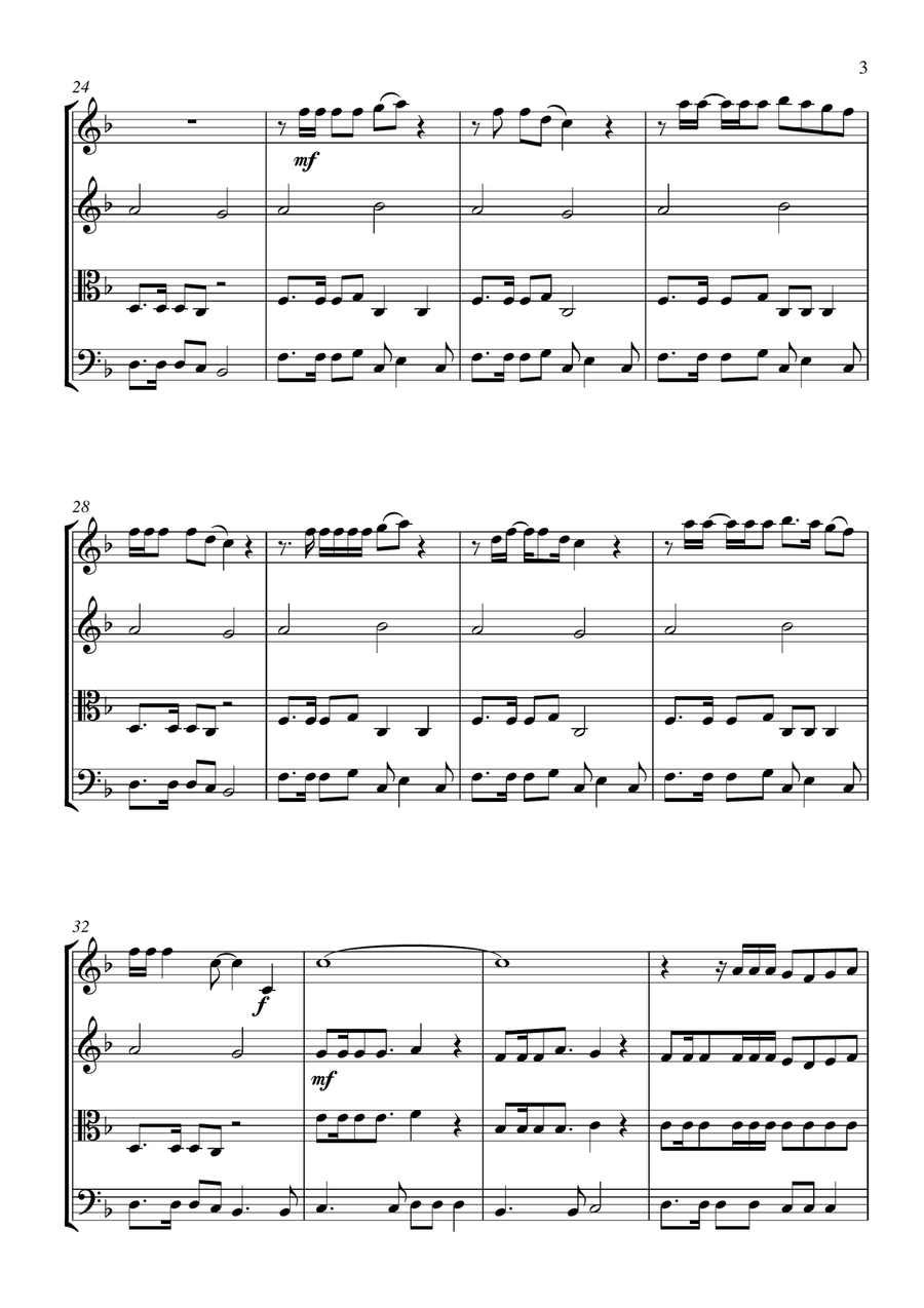 Everywhere String Quartet scores gallery preview page 3