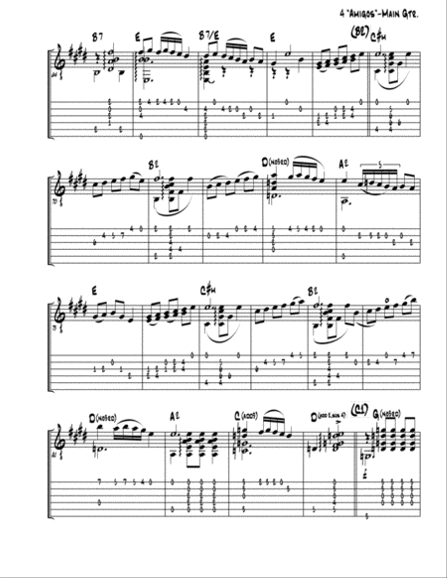 Amigos (Guitar+) Small Ensemble scores gallery preview page 4