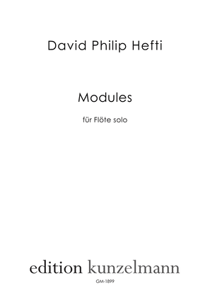 Book cover for Modules, for flute solo