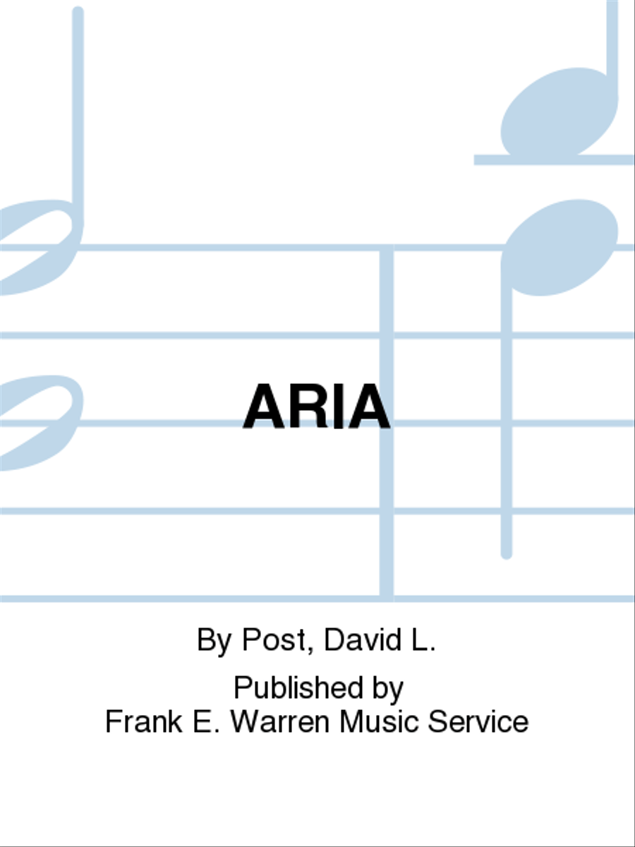 Aria Aria Oboe scores gallery preview page 1