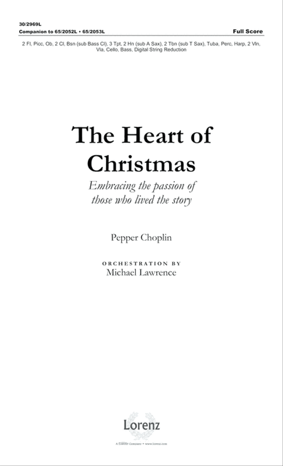The Heart of Christmas - Full Score Choir scores gallery preview page 1