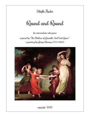 Round and Round (The Children of Granville) for intermediate solo piano
