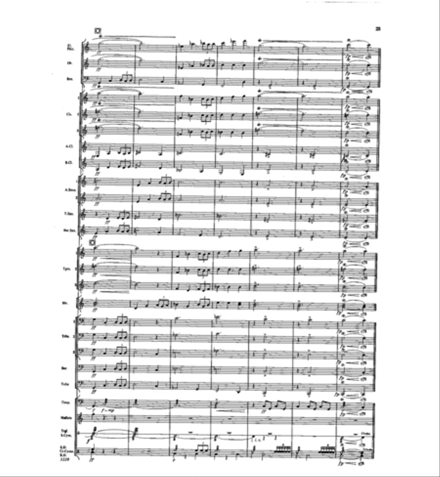 A Bayside Portrait Concert Band scores gallery preview page 22