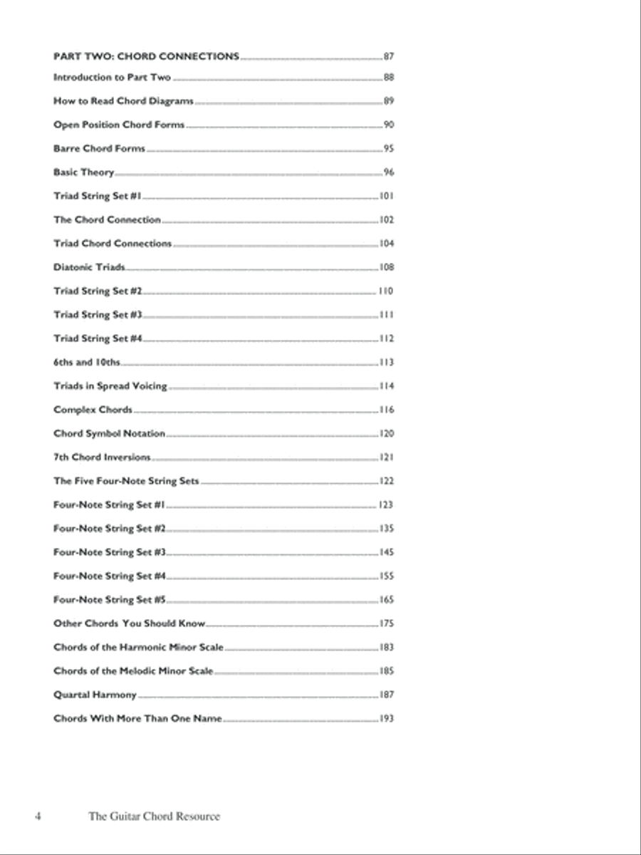 Guitar Chord Resource Guitar scores gallery preview page 4