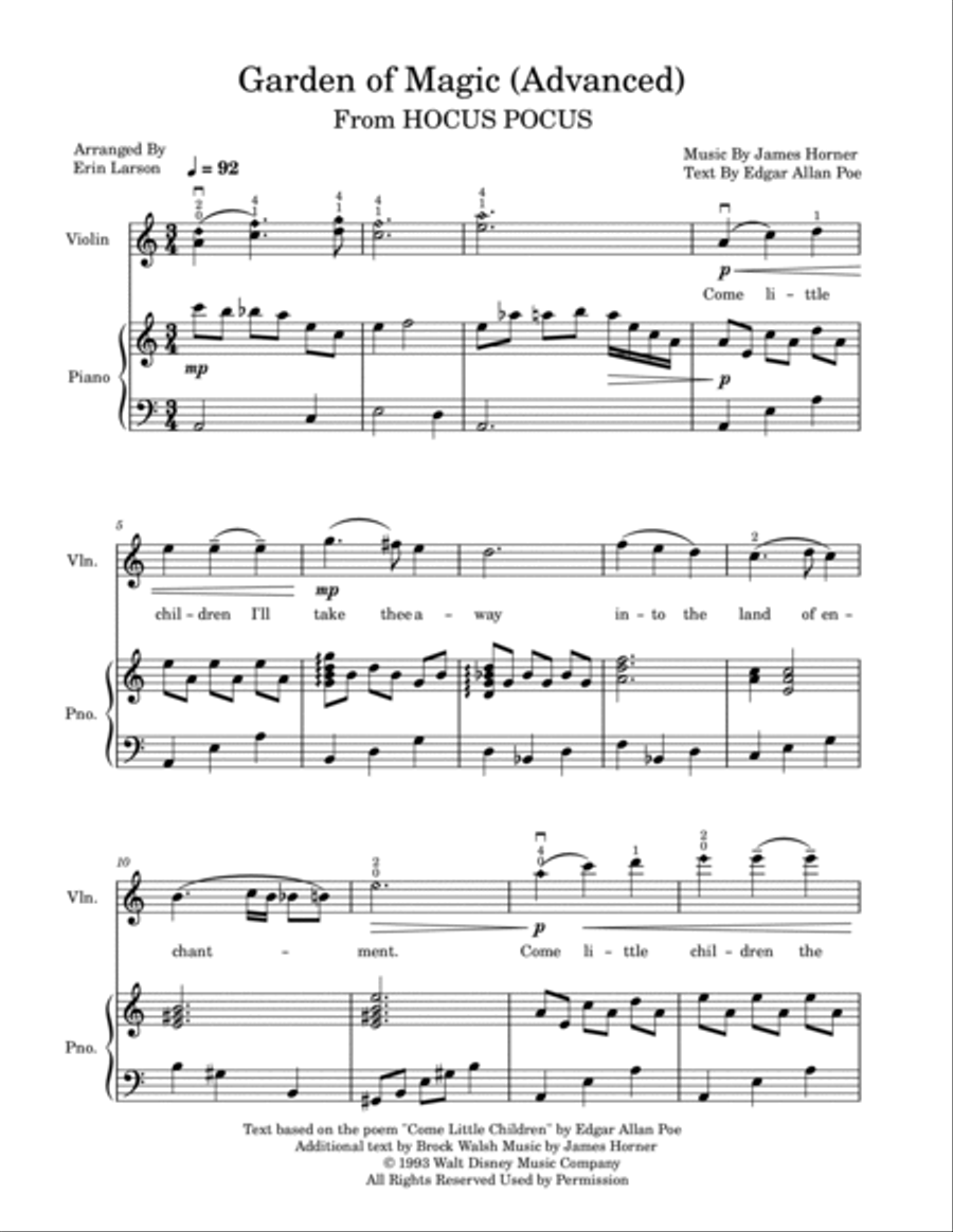 Garden Of Magic Garden Of Magic Violin Solo scores gallery preview page 3