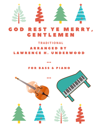 Book cover for God Rest Ye Merry, Gentlemen for Solo Double Bass