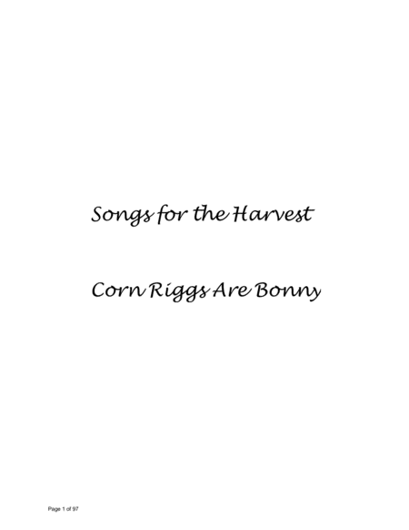 Two Harvest Songs: Corn Rigs Are Bonny; Come, Ye Thankful People image number null