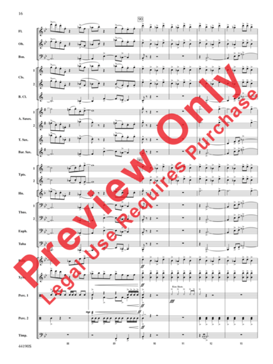 Dynamo Concert Band scores gallery preview page 17