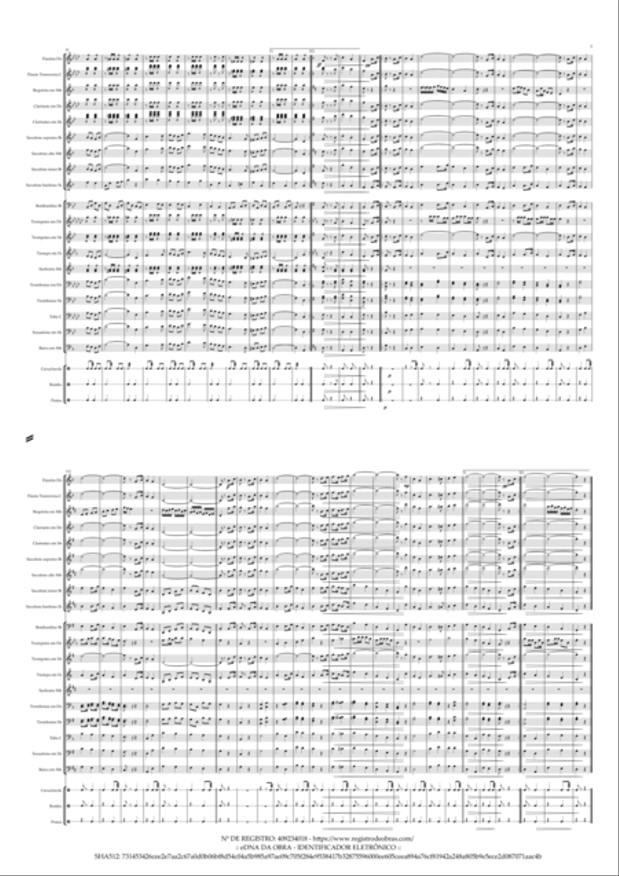 Ronaldo Vitorino Soares Concert Band scores gallery preview page 4
