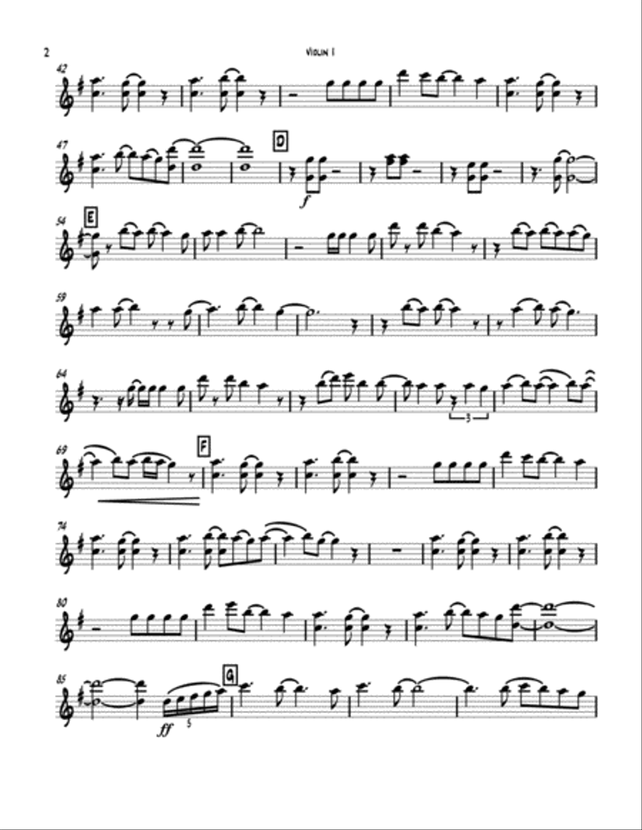 Don't Stop Believin' String Quartet scores gallery preview page 2