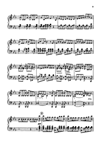 Patience Overture for solo piano