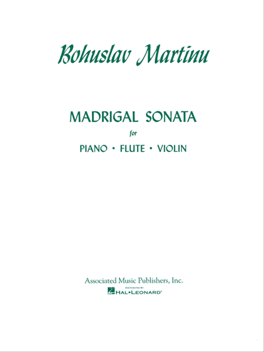 Madrigal Sonata Flute scores gallery preview page 1