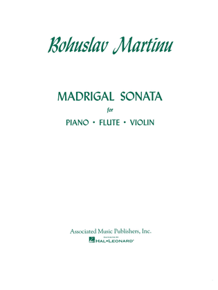 Book cover for Madrigal Sonata