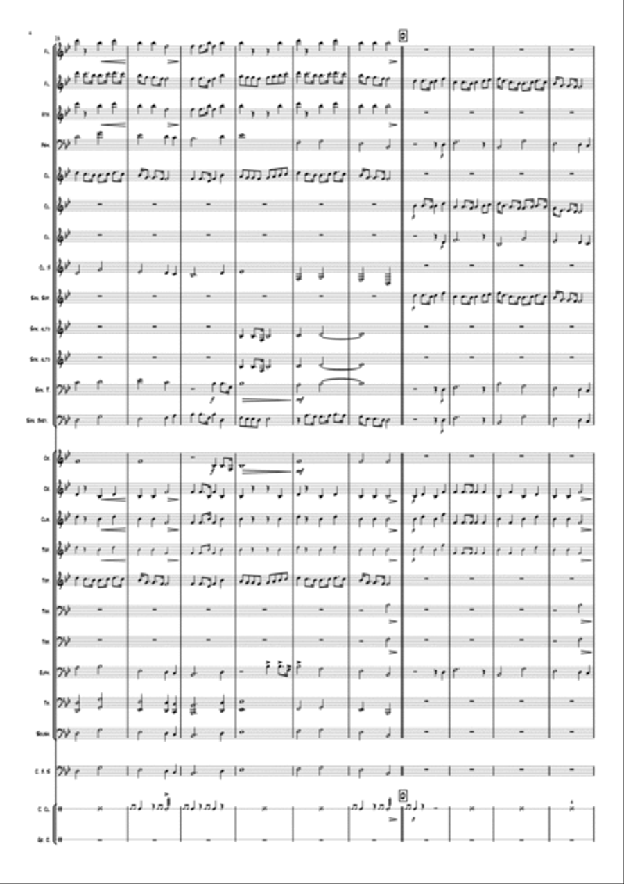 La marche de Robert Bruce Concert Band scores gallery preview page 4