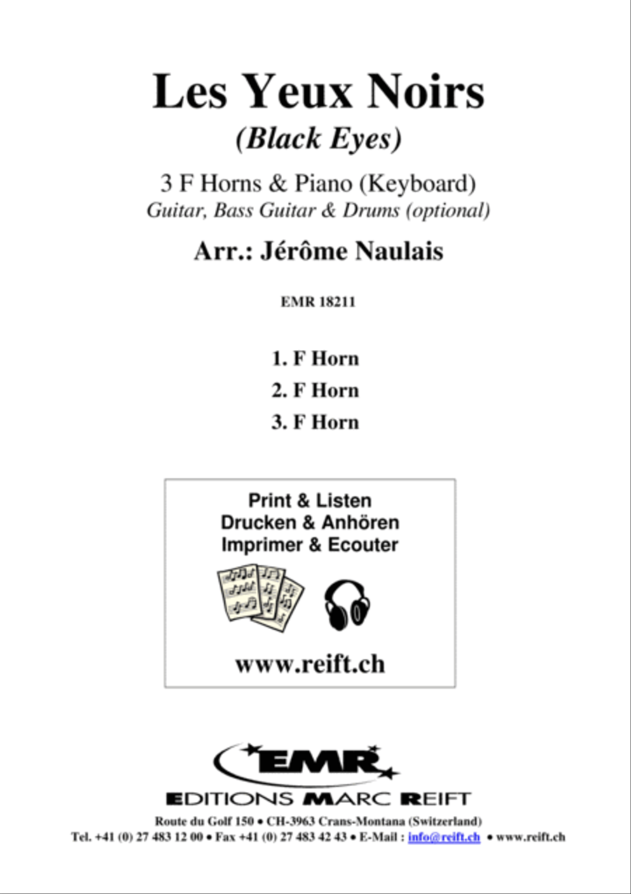 Les Yeux Noirs Horn scores gallery preview page 2