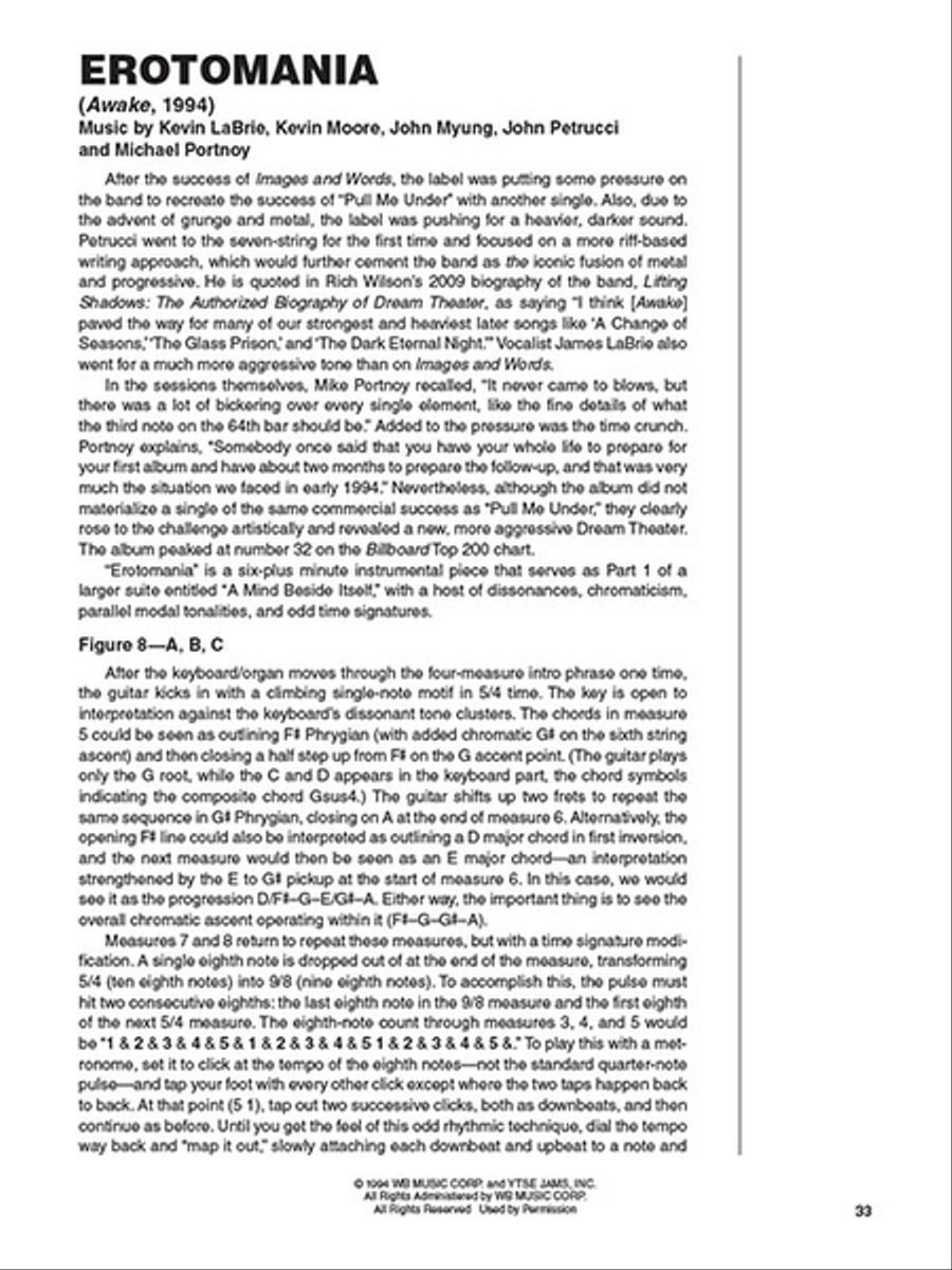 Dream Theater – Signature Licks Electric Guitar scores gallery preview page 5