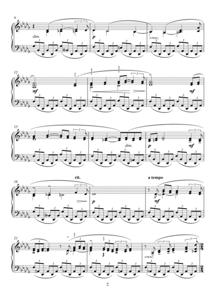 Moments musicaux Op.16, No.5 Adagio sostenuto