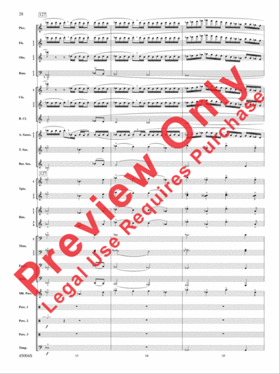 Red Rock Mountain Concert Band scores gallery preview page 63