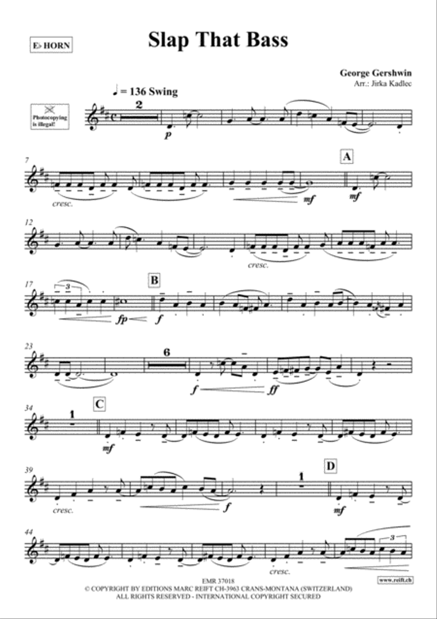 Slap That Bass Horn scores gallery preview page 2